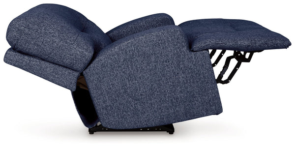 Acklen Place Navy Wide Seat Power Recliner
