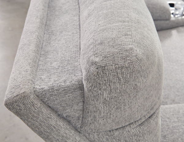 Acklen Place Pewter 3-Piece Power Reclining Sectional Sofa with RAF Chaise