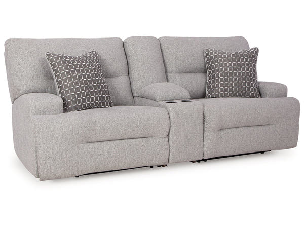 Acklen Place Pewter 3-Piece Sectional