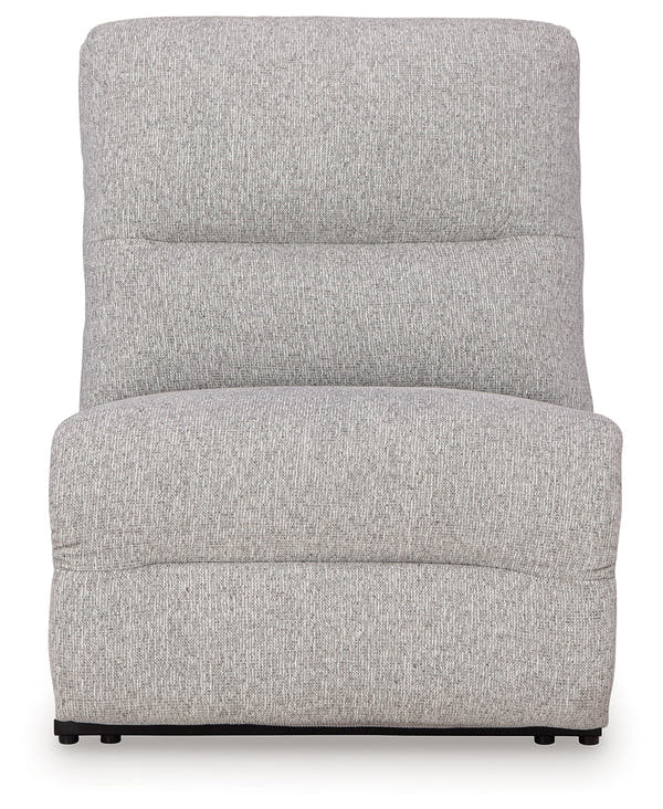 Acklen Place Pewter 5-Piece Power Reclining Sectional