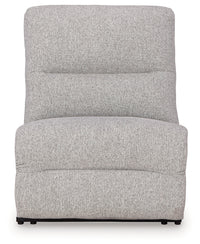 Acklen Place Pewter 5-Piece Power Reclining Sectional