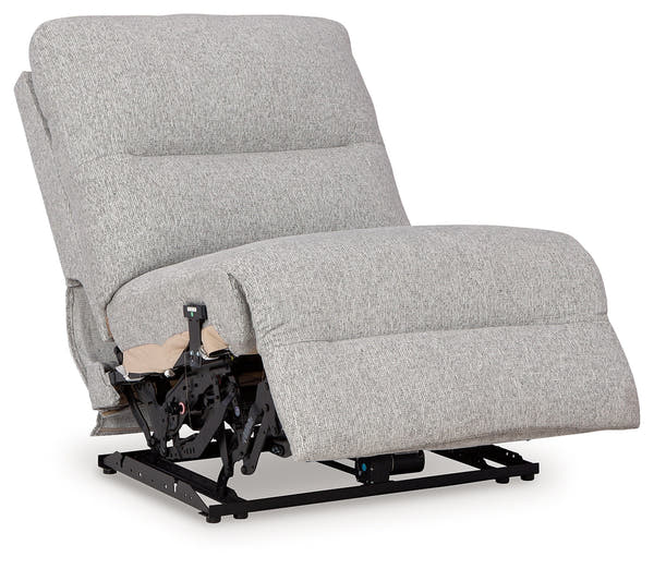 Acklen Place Pewter 5-Piece Power Reclining Sectional