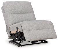 Acklen Place Pewter 5-Piece Power Reclining Sectional