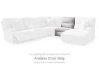 Acklen Place Pewter 5-Piece Power Reclining Sectional