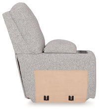 Acklen Place Pewter 6-Piece Power Reclining Sectional and Power Recliner