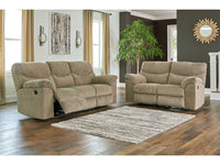 Alphons Briar Reclining Sofa and Loveseat
