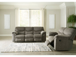 Alphons Putty Reclining Sofa and Loveseat