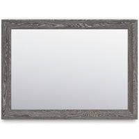 Sylveri Warm Gray Bedroom Mirror front view
