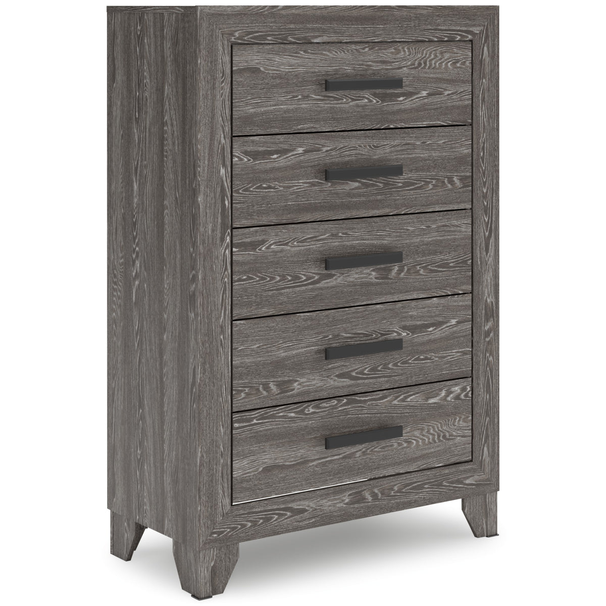 Sylveri Warm Gray Five Drawer Chest