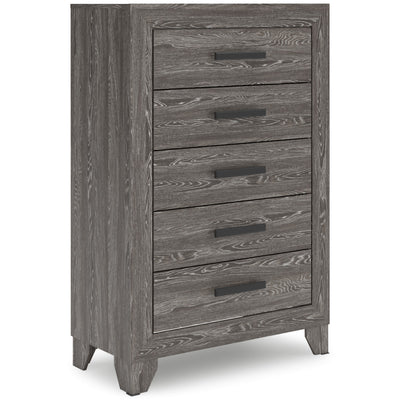 Sylveri Warm Gray Five Drawer Chest