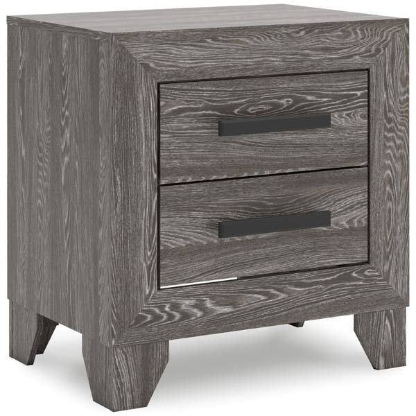 Sylveri Warm Gray Two Drawer Nightstand