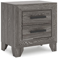 Sylveri Warm Gray Two Drawer Nightstand