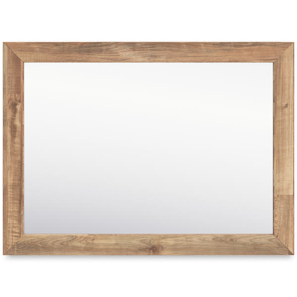 Finaria Warm Brown Bedroom Mirror front view