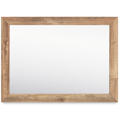 Finaria Warm Brown Bedroom Mirror front view