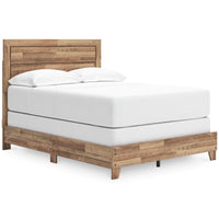 Finaria Warm Brown Panel Bed (Full)