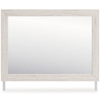 Laigmeyer Whitewash Bedroom Mirror front view