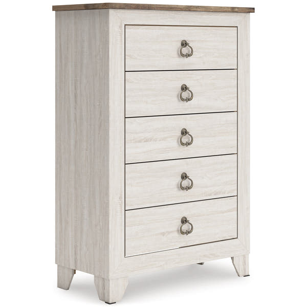 Laigmeyer Two-tone Five Drawer Chest