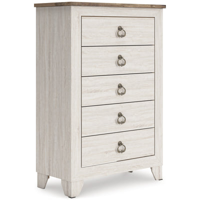 Laigmeyer Two-tone Five Drawer Chest