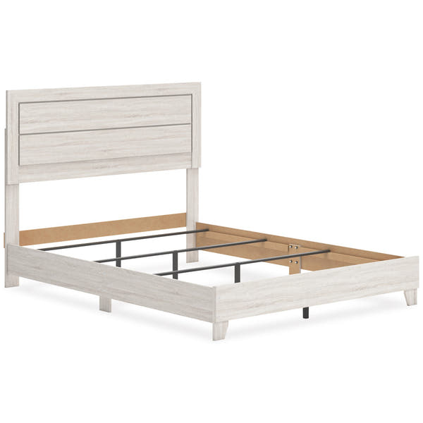 Laigmeyer Whitewash Panel Bed frame without mattress
