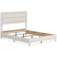 Laigmeyer Whitewash Panel Bed frame without mattress