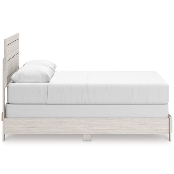 Laigmeyer Whitewash Panel Bed side view