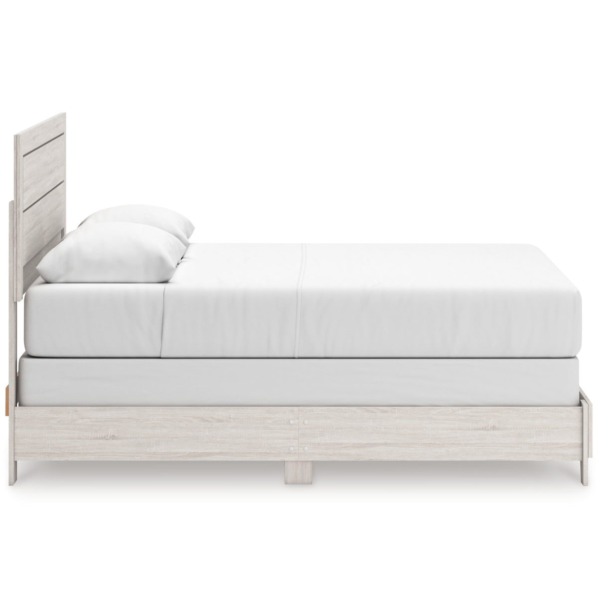 Laigmeyer Whitewash Panel Bed side view