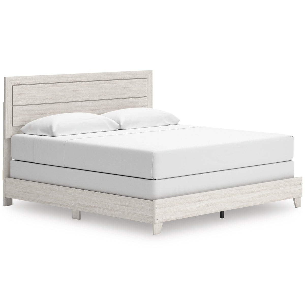 Laigmeyer Whitewash Panel Bed (King)