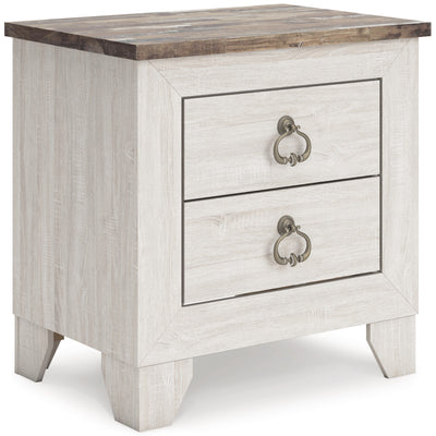 Laigmeyer Two-tone Two Drawer Nightstand