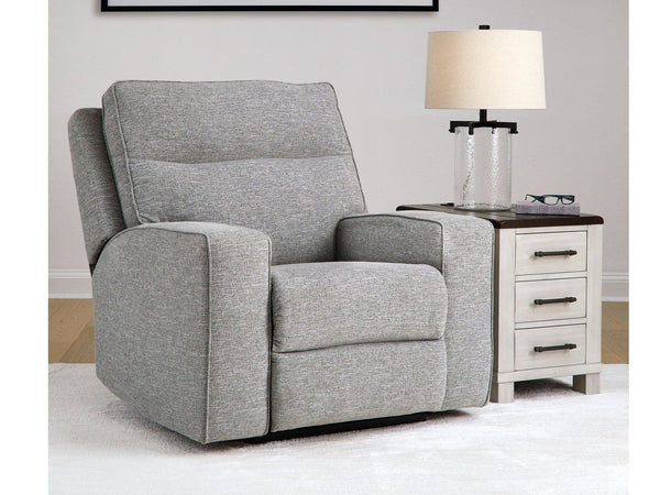 Biscoe Pewter Power Recliner