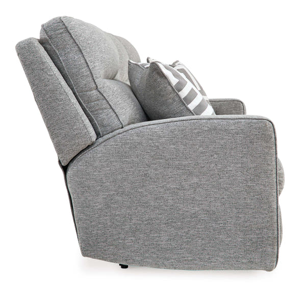 Biscoe Pewter Power Reclining Sofa