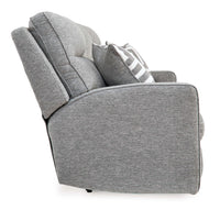Biscoe Pewter Power Reclining Sofa