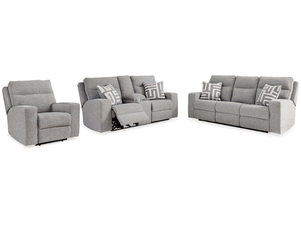Biscoe Power Reclining Sofa, Loveseat and Recliner