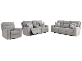 Biscoe Power Reclining Sofa, Loveseat and Recliner