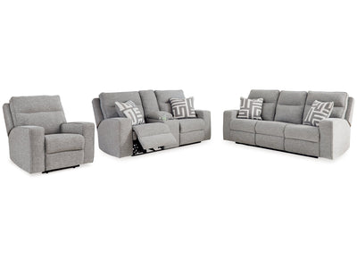 Biscoe Power Reclining Sofa, Loveseat and Recliner
