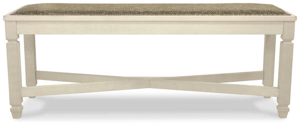 Bolanburg Antique White Dining Table, 4 Chairs and Bench