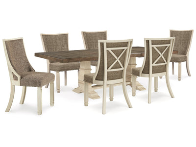 Bolanburg Antique White Dining Table w/6 Chairs