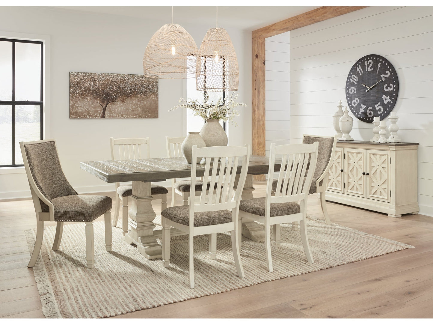 Bolanburg Antique White Extension Dining Table