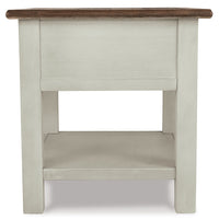 Bolanburg Oak & White End Table