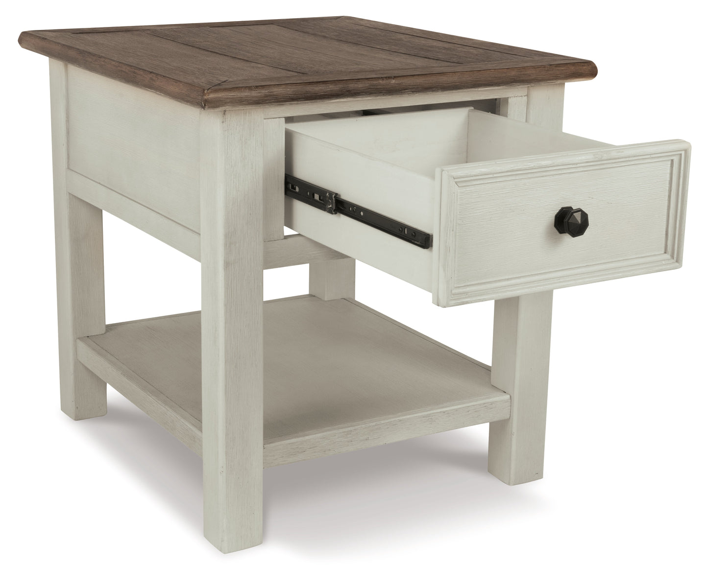 Bolanburg Oak & White End Table