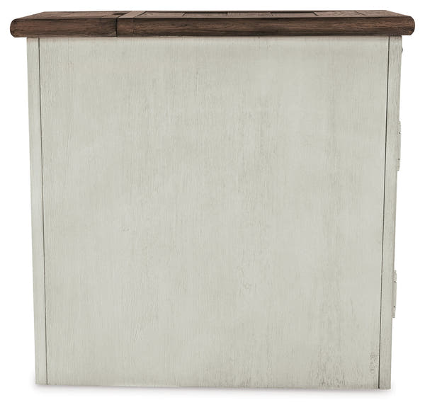 Bolanburg Two-tone Coffee Table and 2 Chairside End Tables with Console