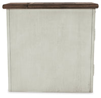 Bolanburg Two-tone Coffee Table and 2 Chairside End Tables with Console