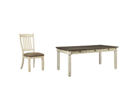 Bolanburg Two-tone Dining Table with 4 Chairs