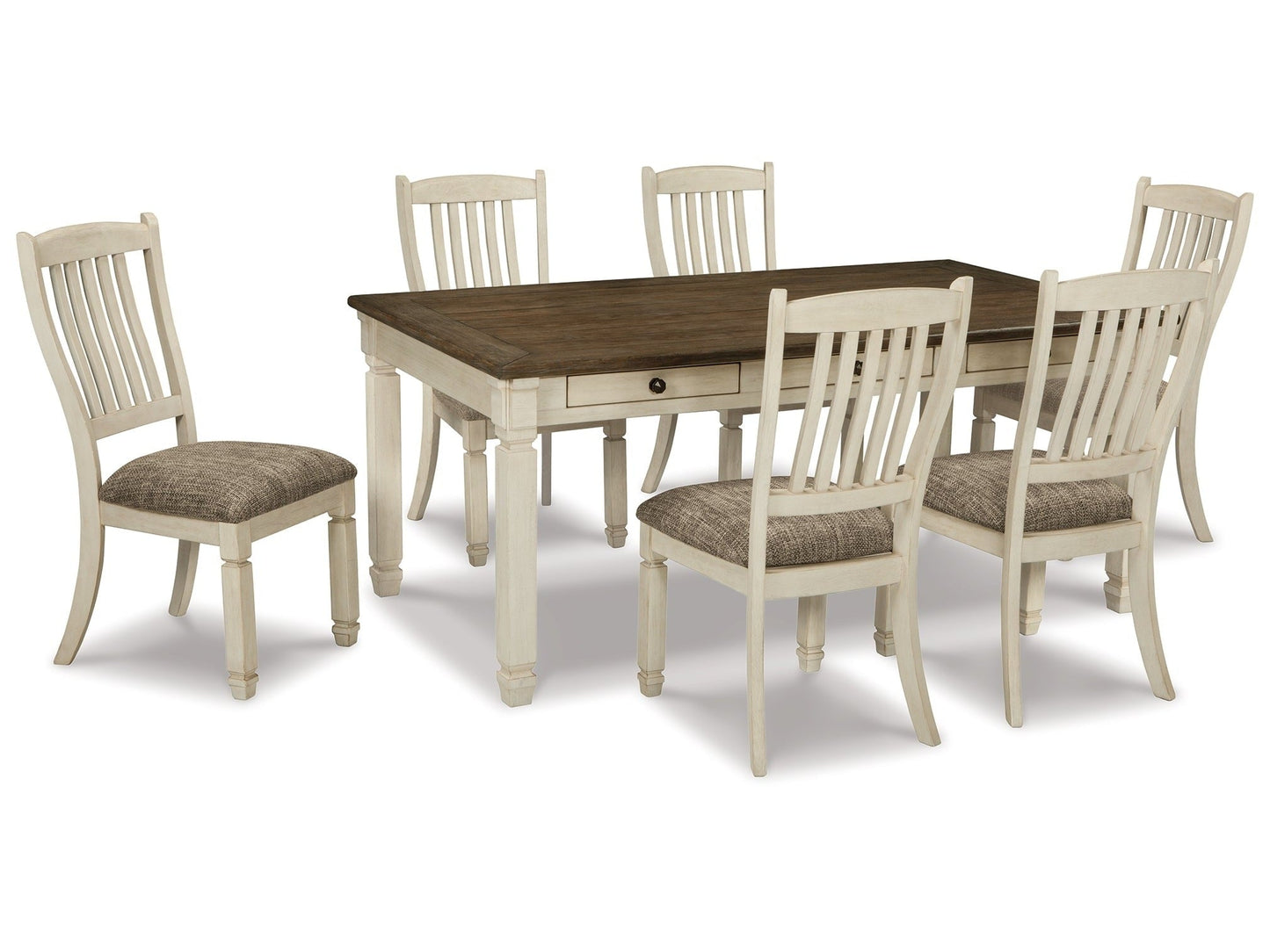 Bolanburg Two-tone Dining Table with 6 Chairs