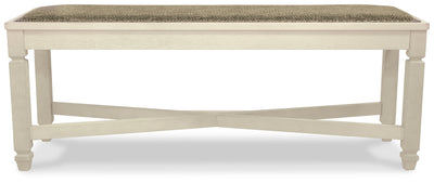 Bolanburg Two-tone Dining Table with 8 Chairs and Bench with Server and 2 Stools