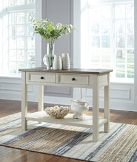 Bolanburg Two-tone Sofa Table and Chair Side End Table