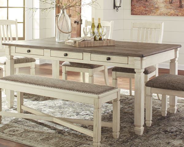 Bolanburg Twotone Rectangular Dining Table