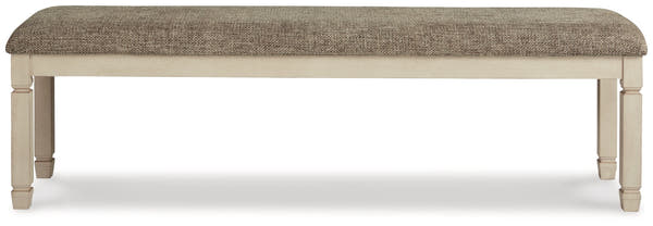 Bolanburg White Dining Table, 6 Chairs and Bench