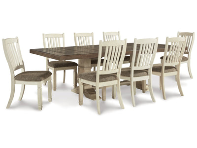 Bolanburg White Dining Table and 8 Chairs