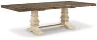 Bolanburg White Dining Table and 8 Chairs