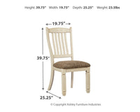 Bolanburg White Dining Table and 8 Chairs
